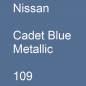 Preview: Nissan, Cadet Blue Metallic, 109.